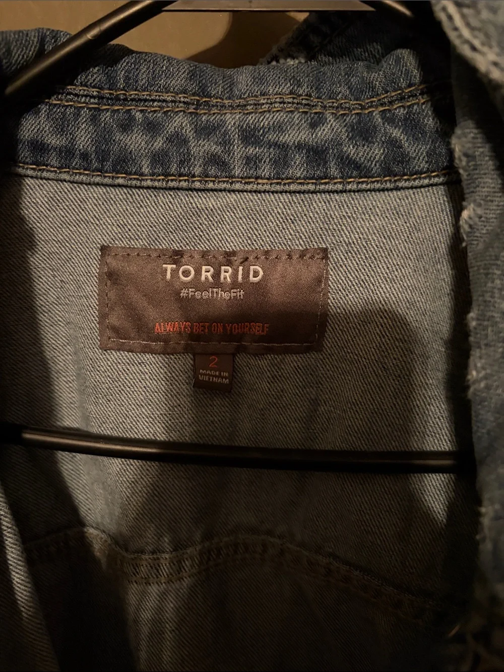 Torrid Denim Jacket in Light Blue Wash - Picture 2 of 2
